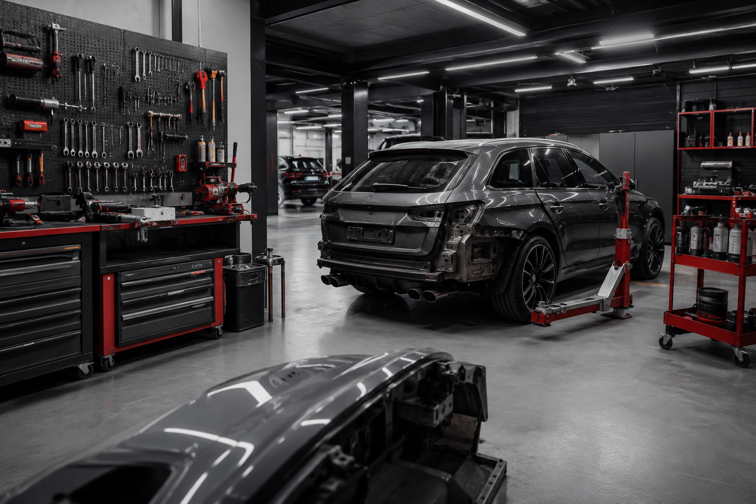 Service de carrosserie automobile